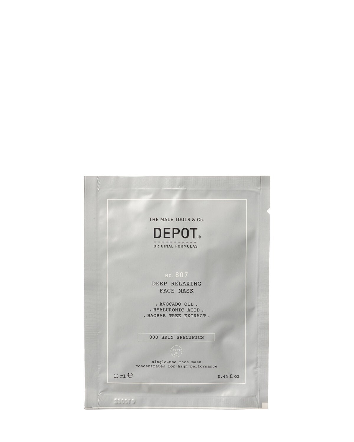 Set, Depot, 800 Skin Specifics nr 807, Hyaluronsyra, Lugnande/Återfuktande & Närande, Ansiktsmask, För ansiktet, Dag, 12 st, 13 ml