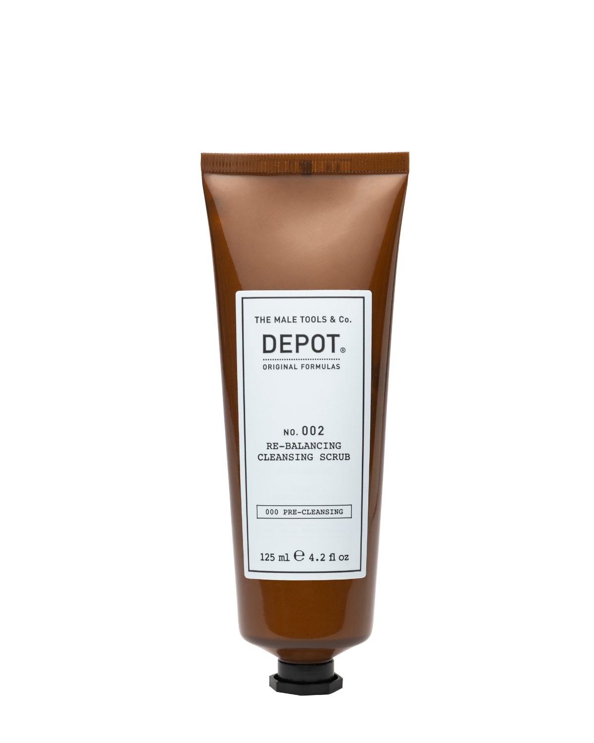 Depot,  No. 002 Re-Balancing, Exfoliering, Rengörande skrubb, För hårbotten, 125 ml