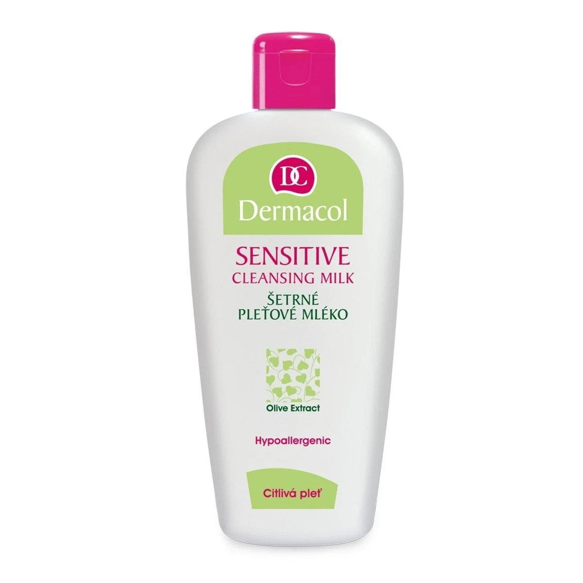 Dermacol, Sensitive, Rengöring och återfuktning, Rengöringsmjölk, För ansiktet, 200 ml