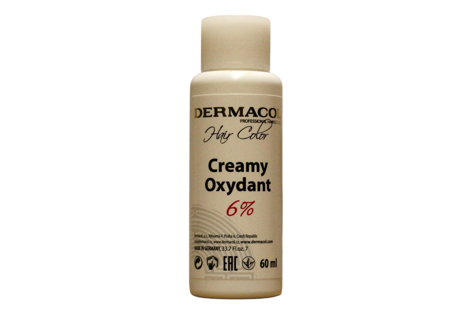 Dermacol, Professional Hair Color, Blekning, Håroxideringskräm, 6%, 60 ml