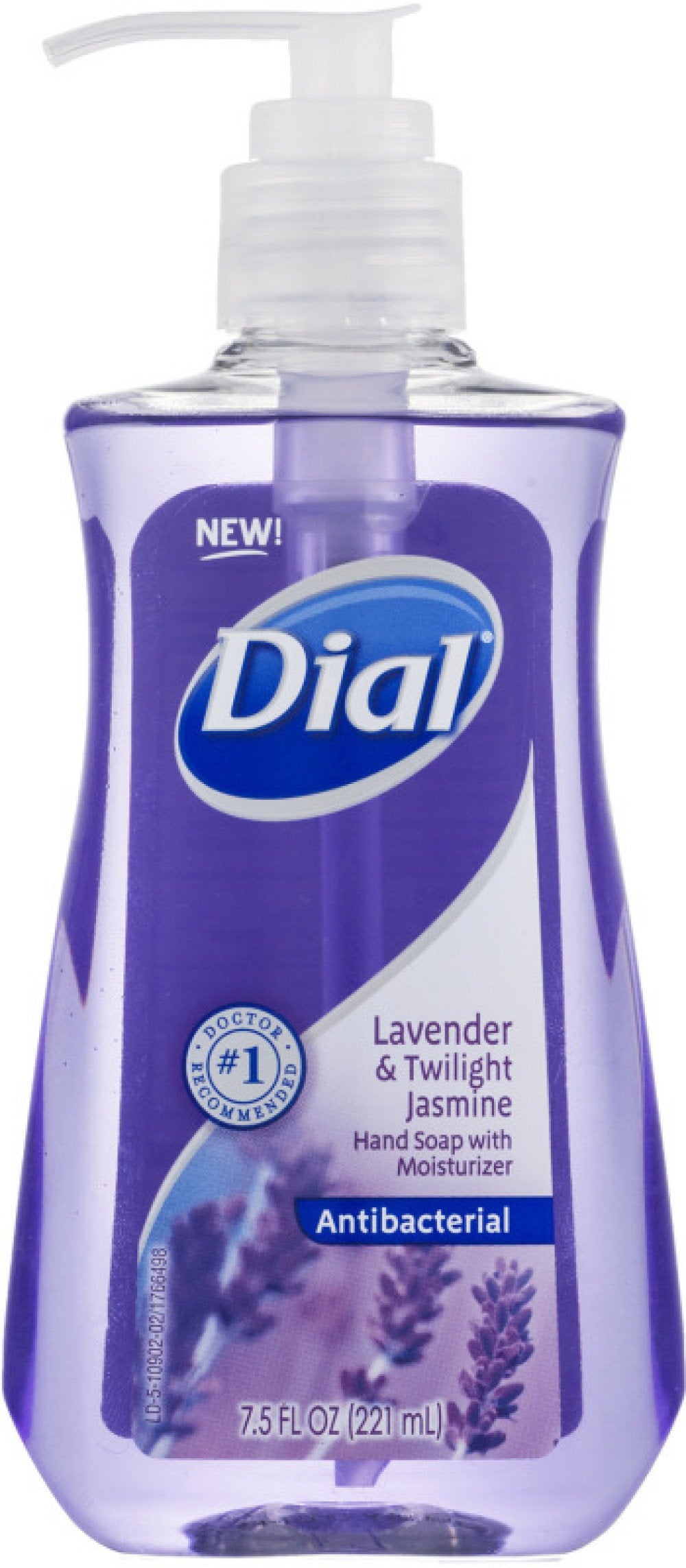 Dial, Antibacterial, Lavendel & Skymningsjasmin, Flytande tvål, För händer, 221 ml