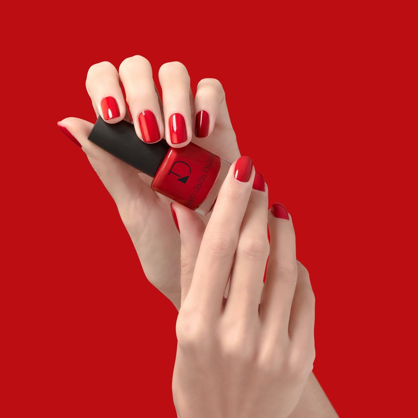 Diego Dalla Palma, Makeup Nails, Toluenfri, Full täckning, Nagellack, 224, Röd passion, 14 ml