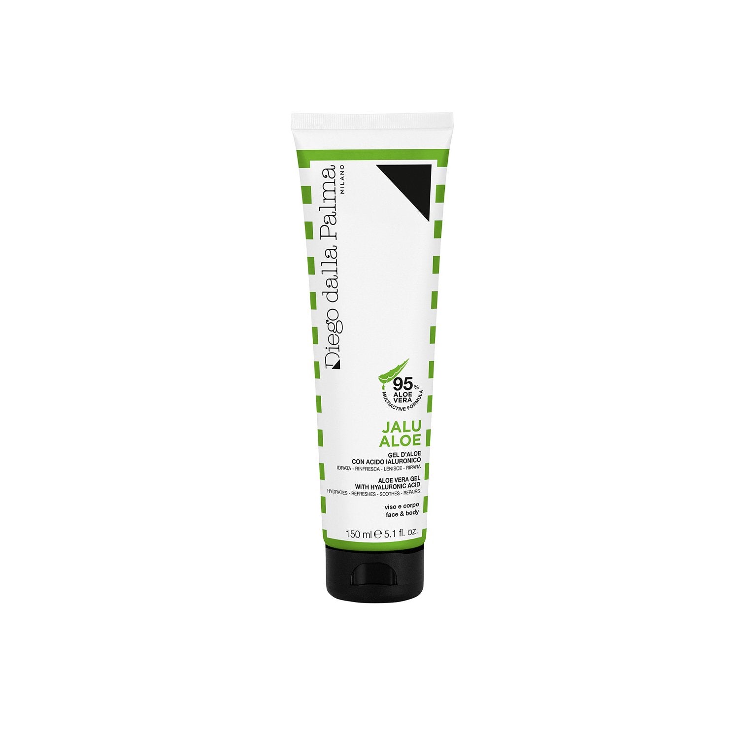 Diego Dalla Palma, Jalu Aloe, Hyaluronsyra, Lugnande, Gel, För ansikte & kropp, 150 ml