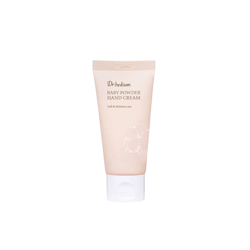 Dr. Hedison, Baby Powder, Sheasmör, Återfuktande, Handkräm, 50 ml
