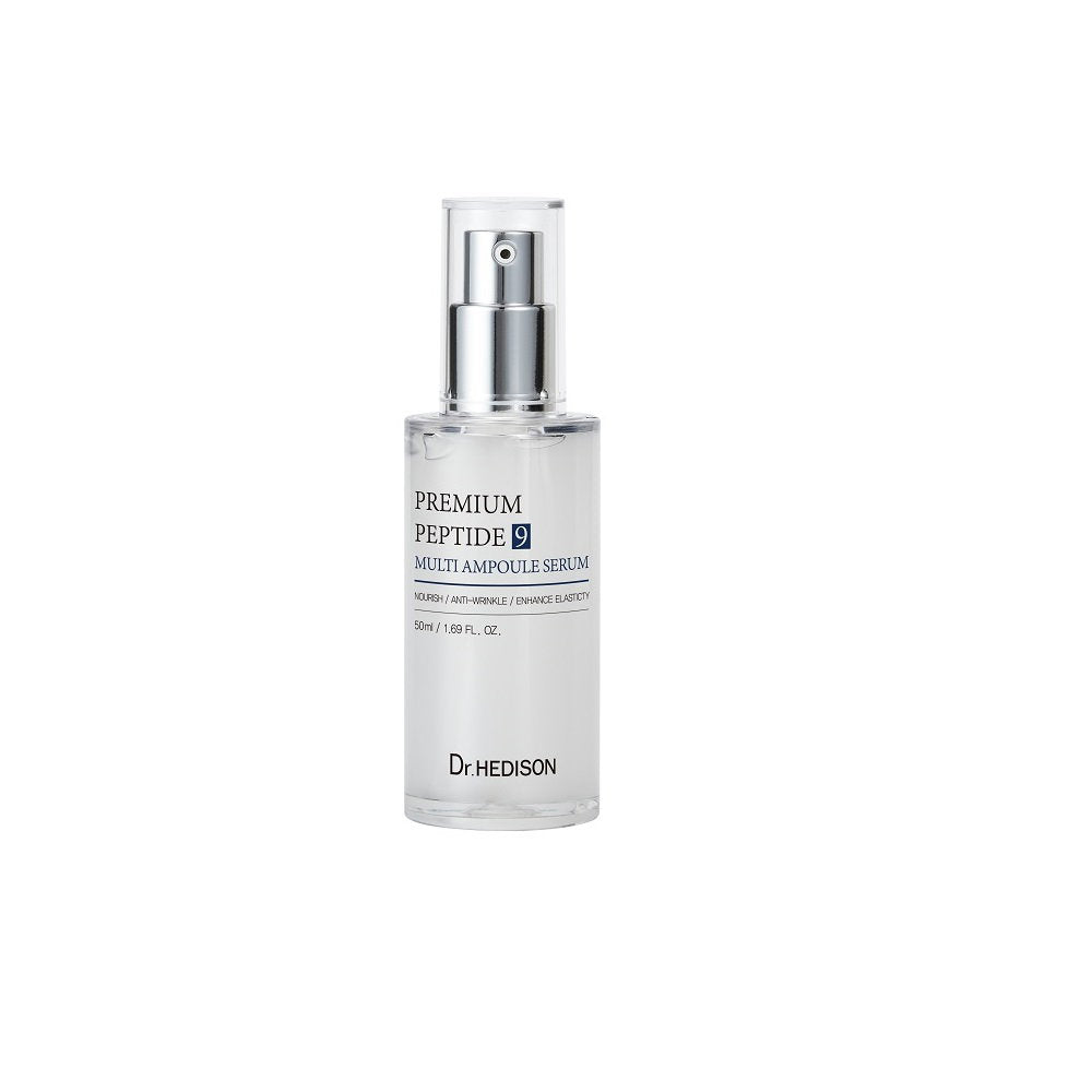 Dr. Hedison, Peptide 9, Anti-rynkor, Ampullbehandlingsserum, För ansiktet, För kvinnor, 50 ml