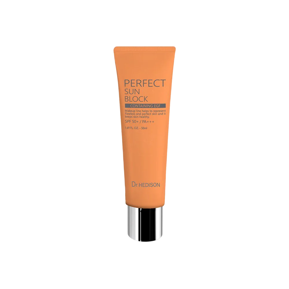 Dr. Hedison, Perfect Sun Block, När som helst, Grädde, Ansikte och kropp, Hög, 50 ml