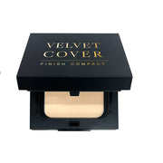 Dr. Hedison, Velvet Cover Finish Compact, Matt, Kompaktpuder, 21, Ljusbeige, 14 g