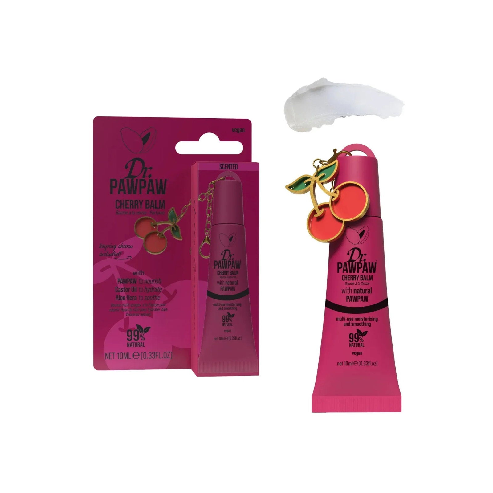 Dr. PawPaw, Cherry Balm, Återfuktande, Läppbalsam, 10 ml