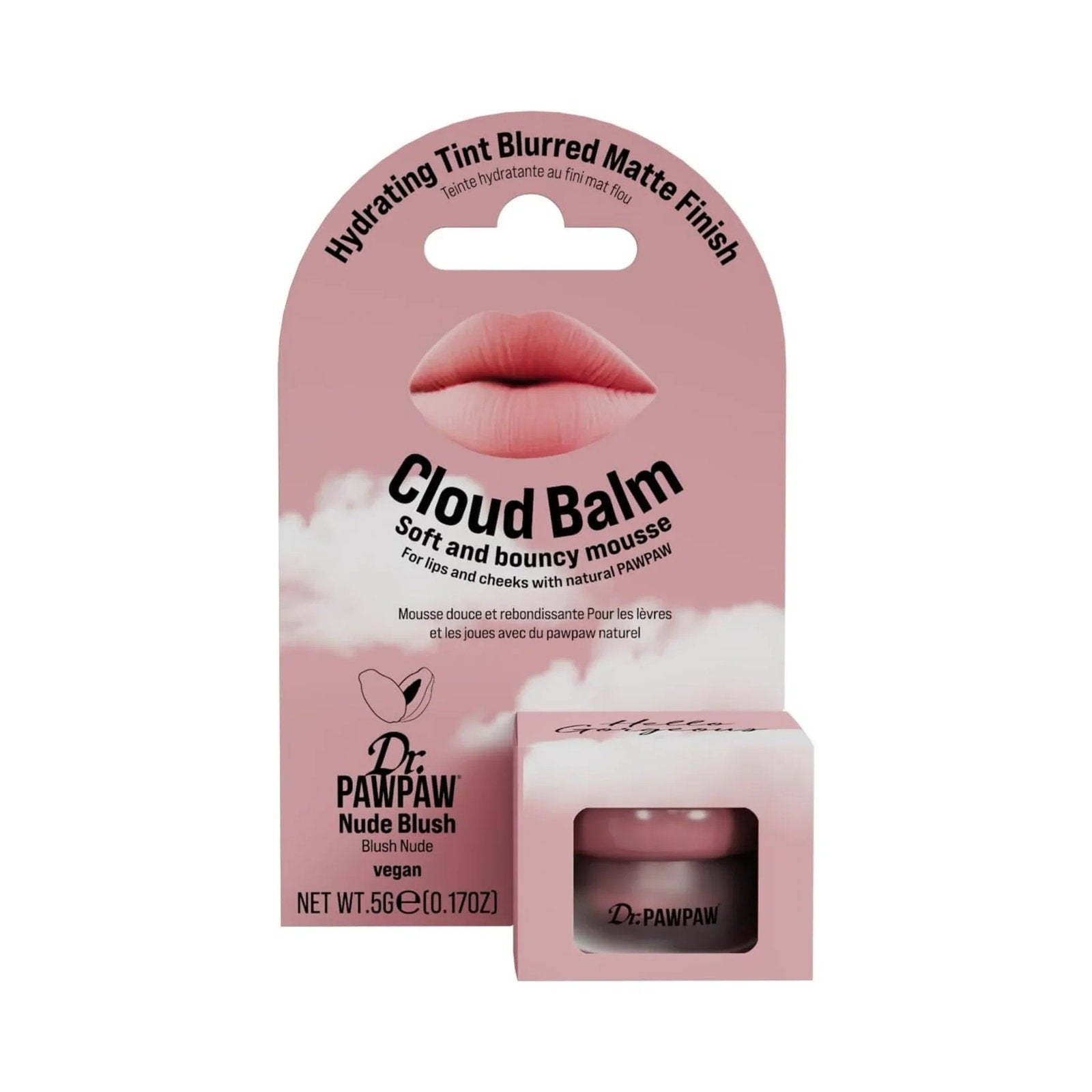 Dr. PawPaw, Cloud Balm, Matte & Hydrating, Krämrouge, Nude rouge, 5 g