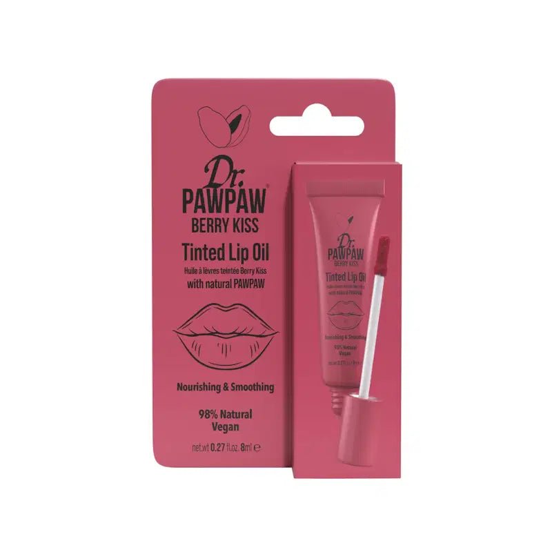 Dr. PawPaw, Dr. PawPaw, Vegan och cruelty-free, Hydrating & Moisturizing, Läppolja, Bärkyss, 8 ml