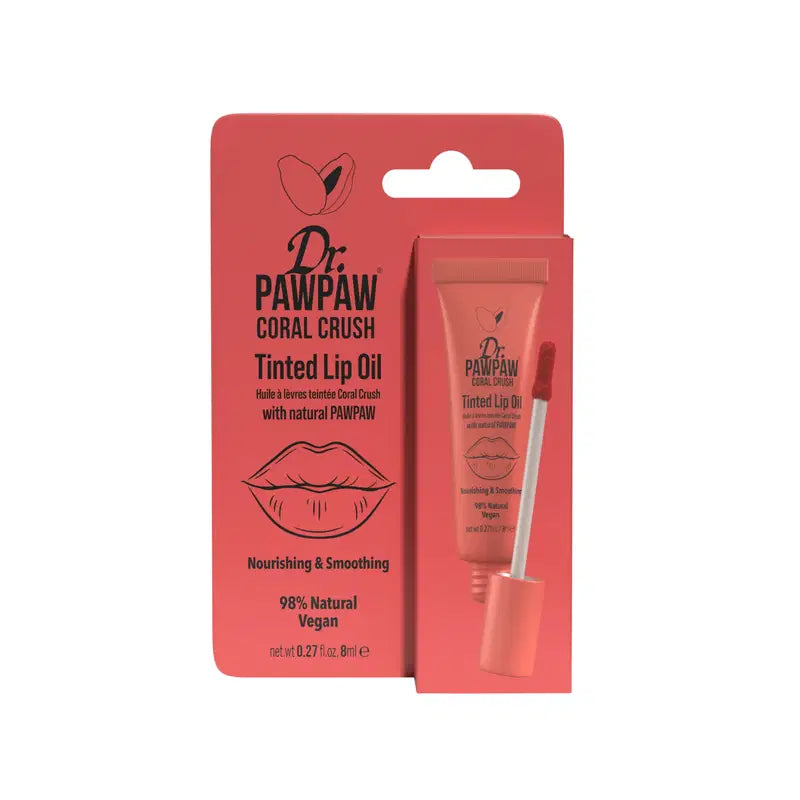 Dr. PawPaw, Dr. PawPaw, Hydrating & Illuminating, Läppolja, Korallkross, 8 ml