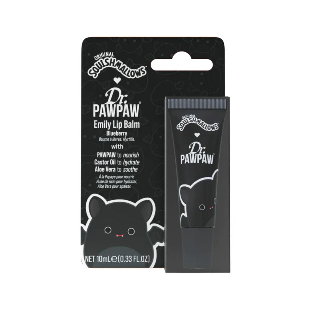 Dr. PawPaw, Emily Blueberry, Aloe Vera, Återfuktande, Läppbalsam, 10 ml