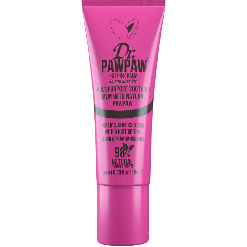 Dr. PawPaw, Multipurpose, Läpp- och kindbalsam 2-i-1, Knallrosa, 10 ml