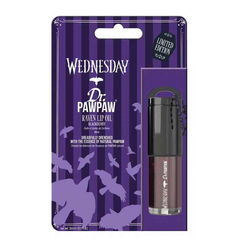 Dr. PawPaw, Wednesday, Vegan och cruelty-free, Blank, Läppolja, Björnbär, 3 ml