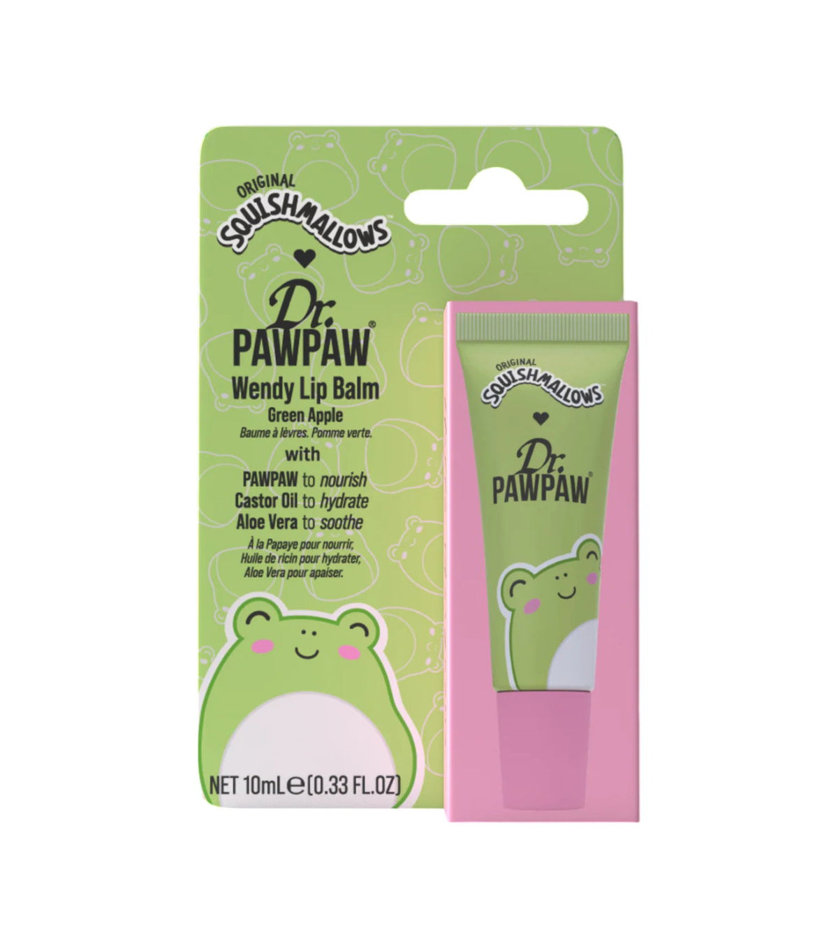Dr. PawPaw, Wendy Green Apple, Aloe Vera, Återfuktande, Läppbalsam, 10 ml