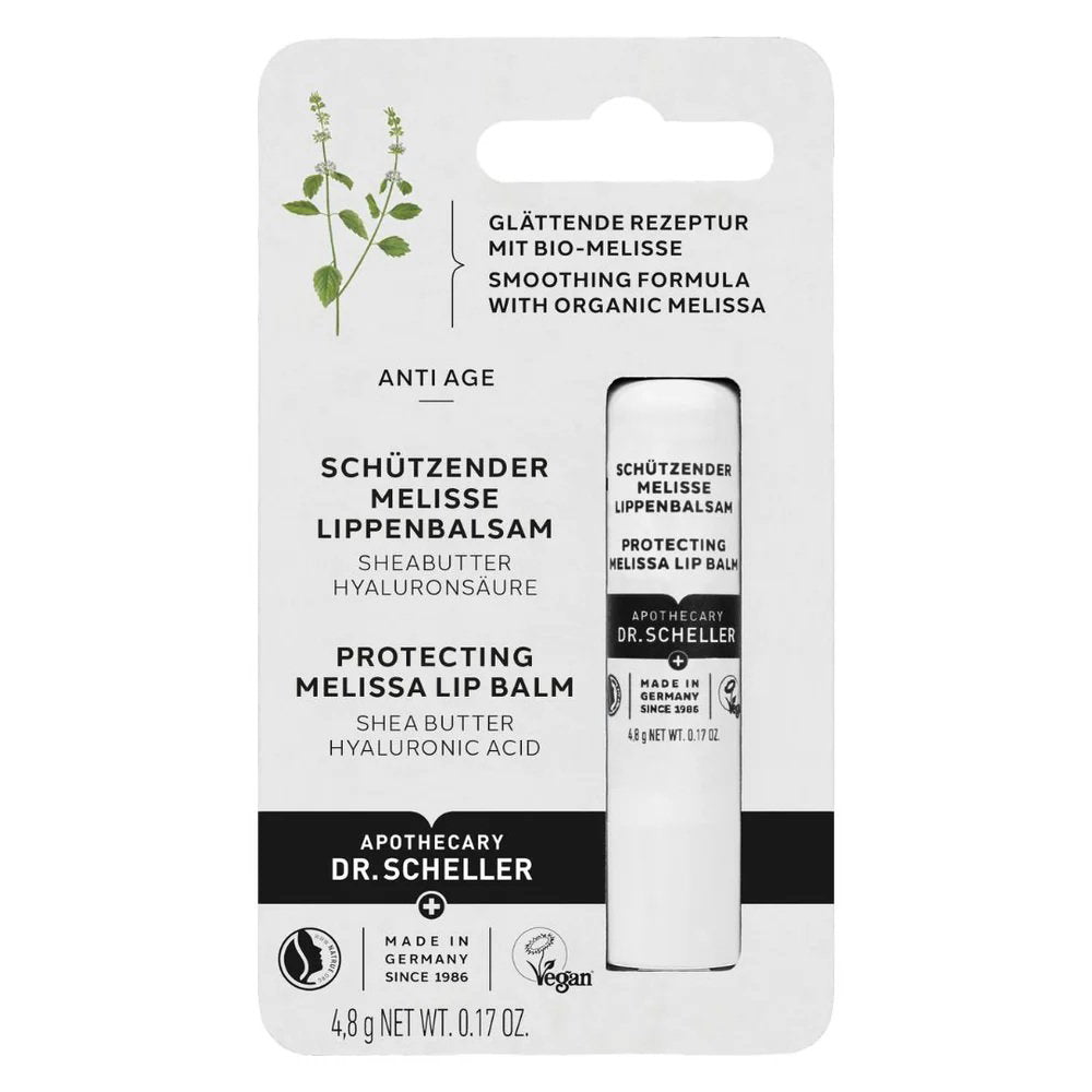 Dr. Scheller, Protective, Vegan, Återfuktande och lugnande, Läppbalsam behandling, 4.8 g