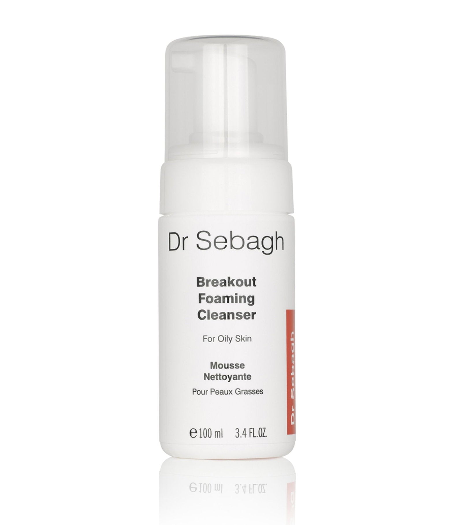 Dr Sebagh, Breakout, Rengöringsmedel, Mousse, För ansiktet, 100 ml