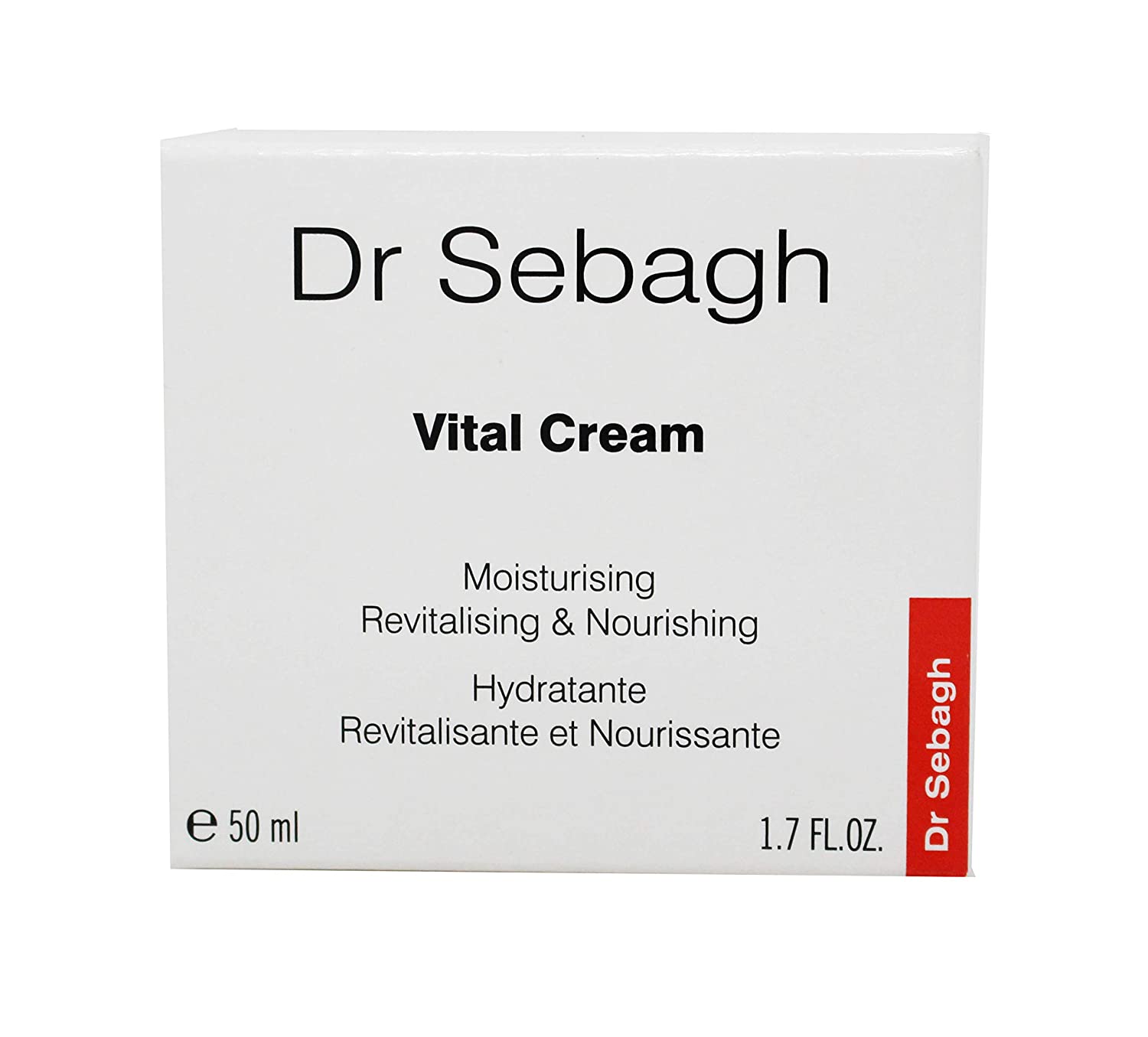 Dr Sebagh, Vital, Återfuktande, Dag, Grädde, För ansiktet, 50 ml