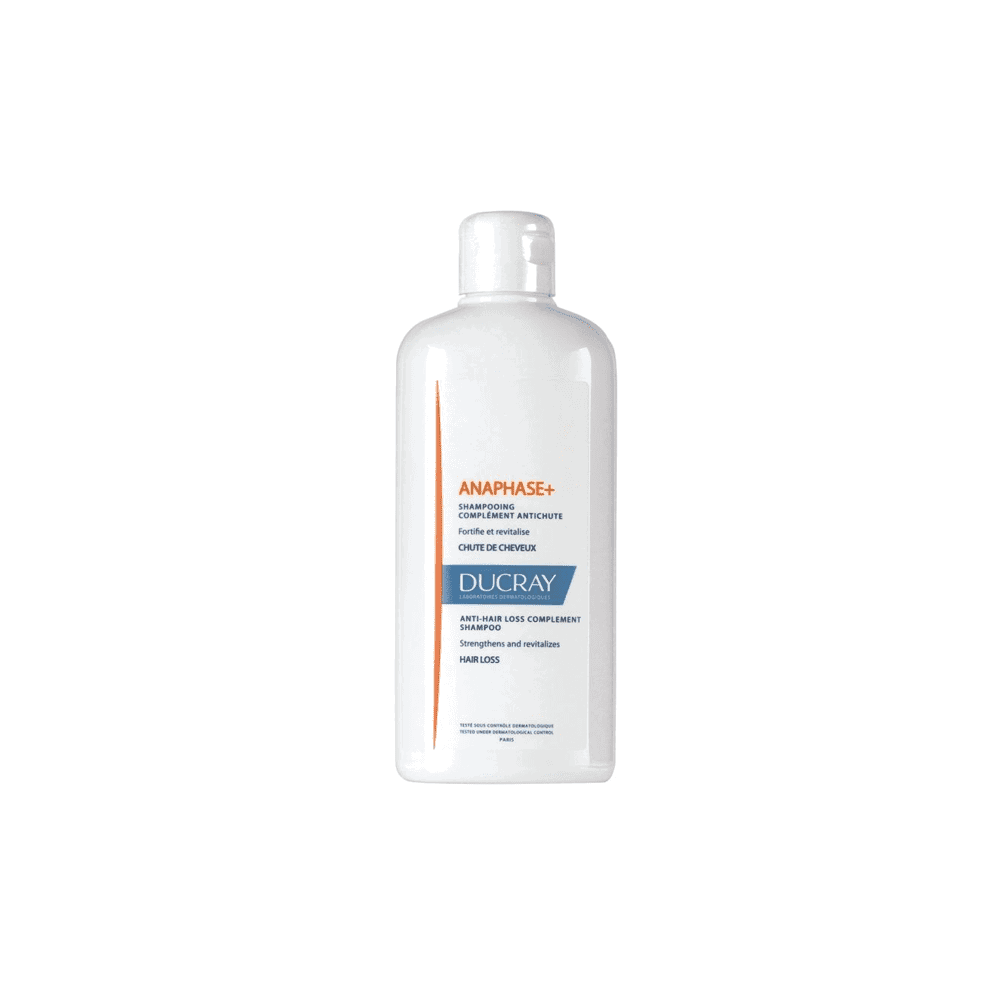 Ducray, Anaphase +, Biotin, Hårbehandlingsschampo, Mot håravfall, Utspädning, 400 ml