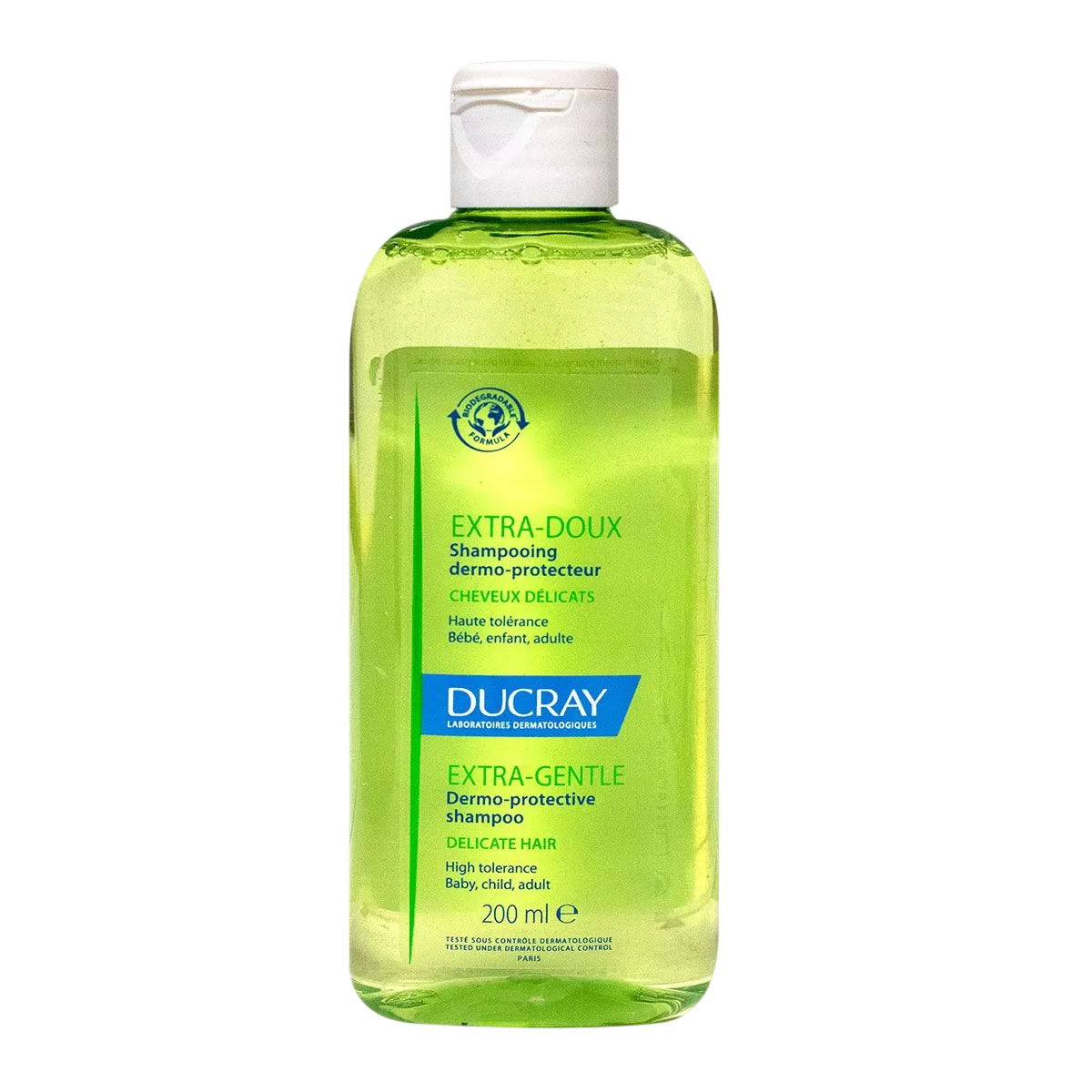 Ducray, Extra Gentle, Hårschampo, Lugnande dermo-skydd, 200 ml