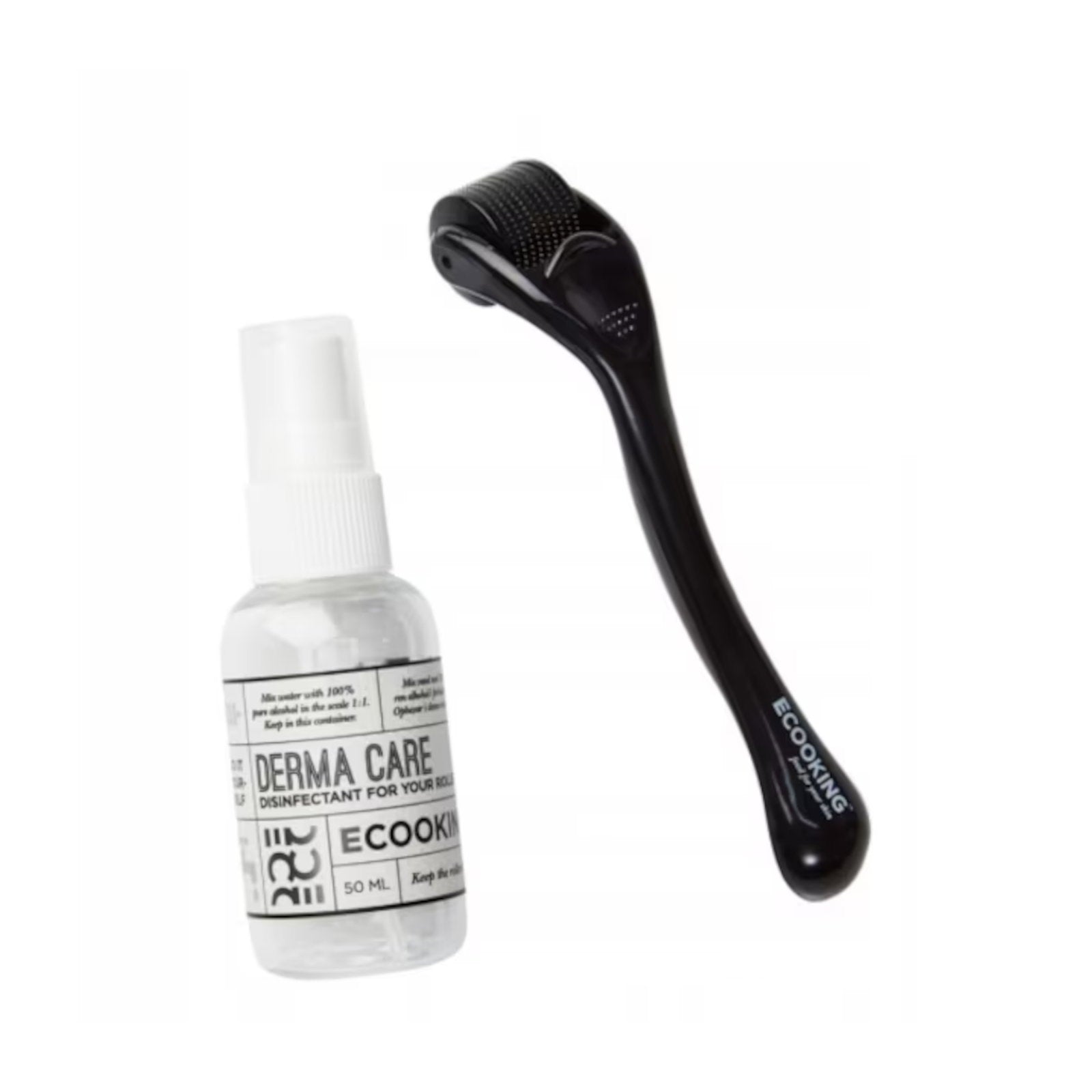 Ecooking, Derma Roller, Svart, Elasticitet och fasthet, Ansiktsmassage roller