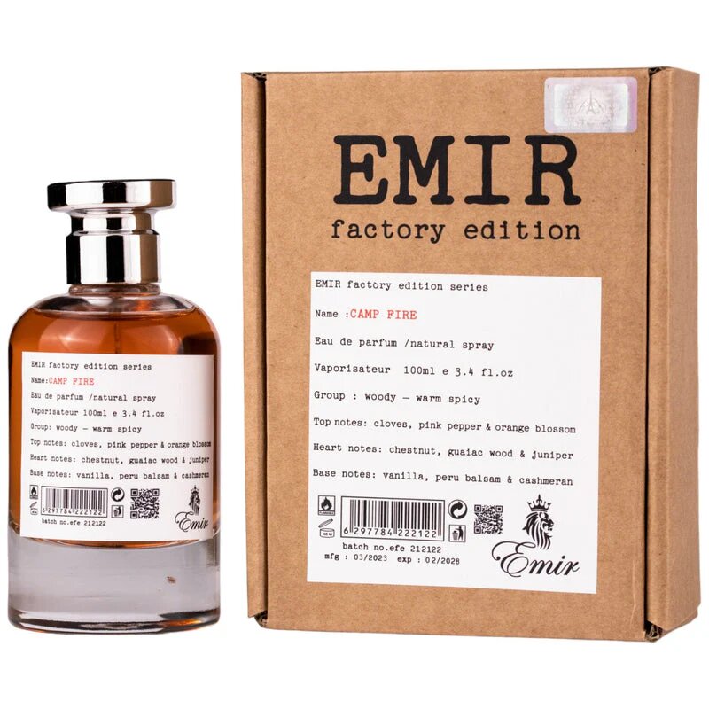 Emir, Camp Fire Factory Edition, Parfymvatten, Unisex, 100 ml