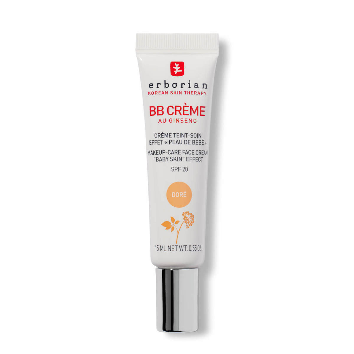 Erborian, B.B Cream, BB-kräm, Dore, SPF 20, 15 ml