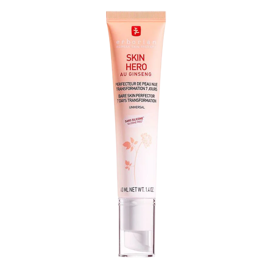 Erborian, Skin Hero, Ginseng, Utslätande & illuminerande, Emulsion, För ansiktet, 40 ml