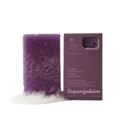 Esponjabon, Lavander, Närande, Tvål och svamp 2-i-1, För ansikte & kropp, 120 g