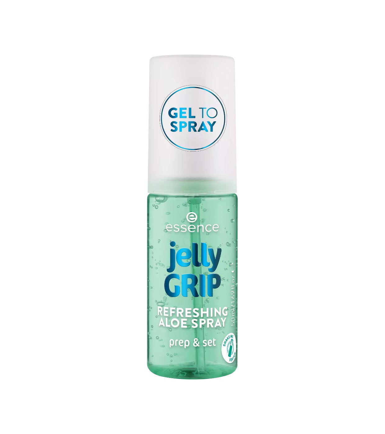 Essence, Jelly Grip, Aloe Vera, Uppfriskande, Spray, För ansiktet, 50 ml