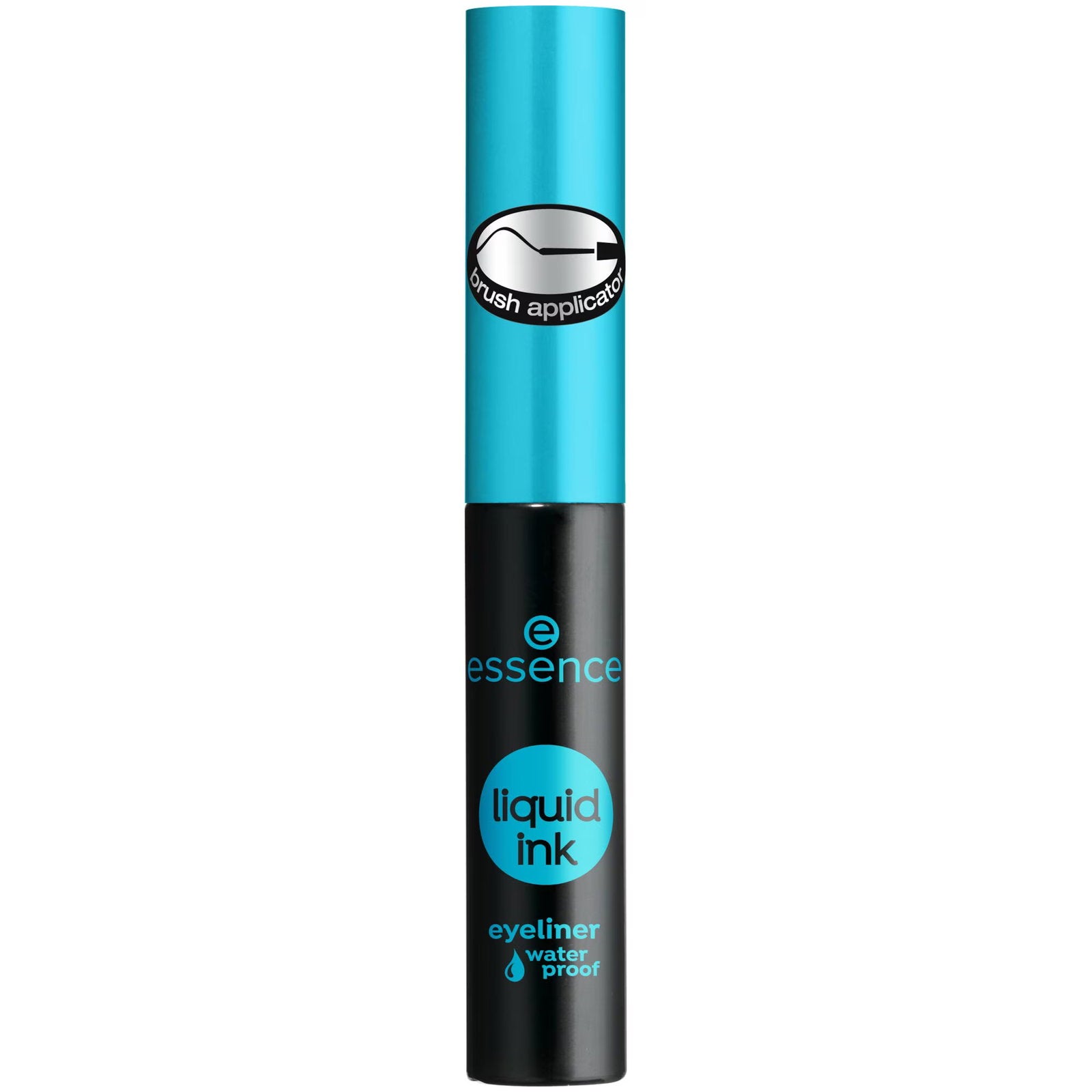 Essence, Liquid Ink, Vattentät, Flytande eyeliner, Svart, 3 ml