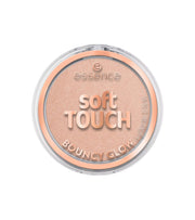 Essence, Soft Touch Bouncy Glow, Belyst, Blush highlighter kompakt, 20, Glazed Dew, 4 g