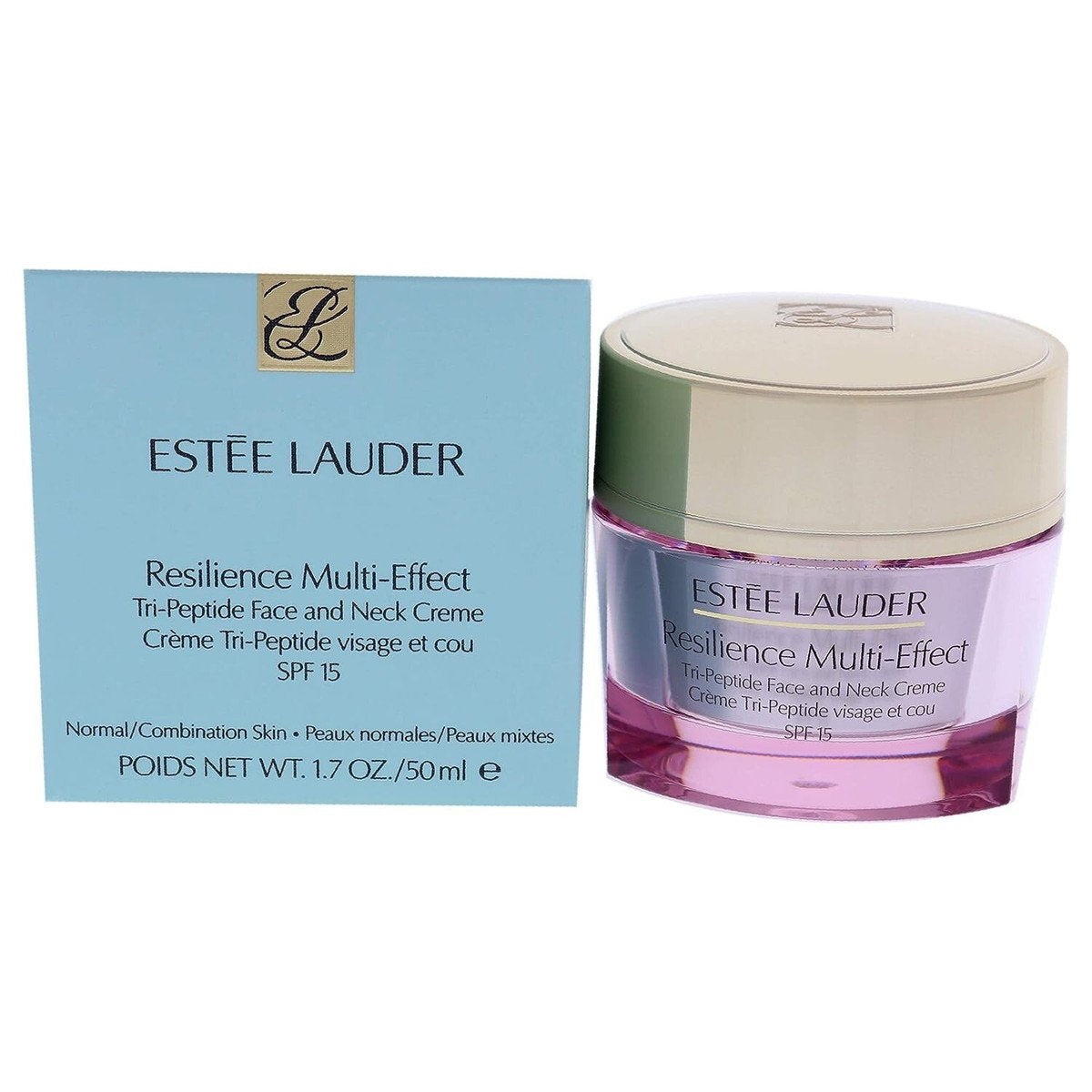 Estee Lauder, Resilience Multi-Effect, Anti-aging, Dag, Grädde, För ansikte & hals, SPF 15, 50 ml