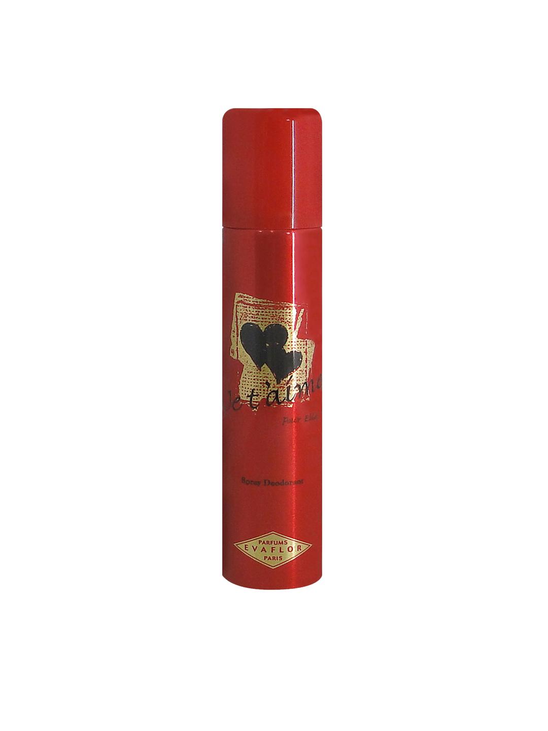 Evaflor, Je T'aime, Kryddig, Deodorantspray, För kvinnor, 150 ml