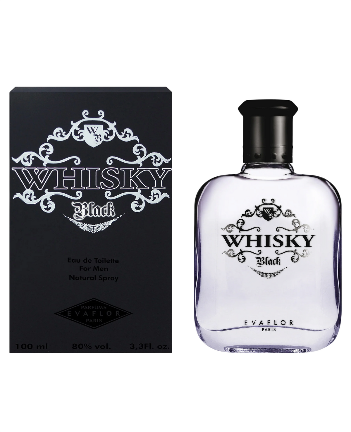 Evaflor, Whisky Black, Eau de Toilette, För män, 100 ml