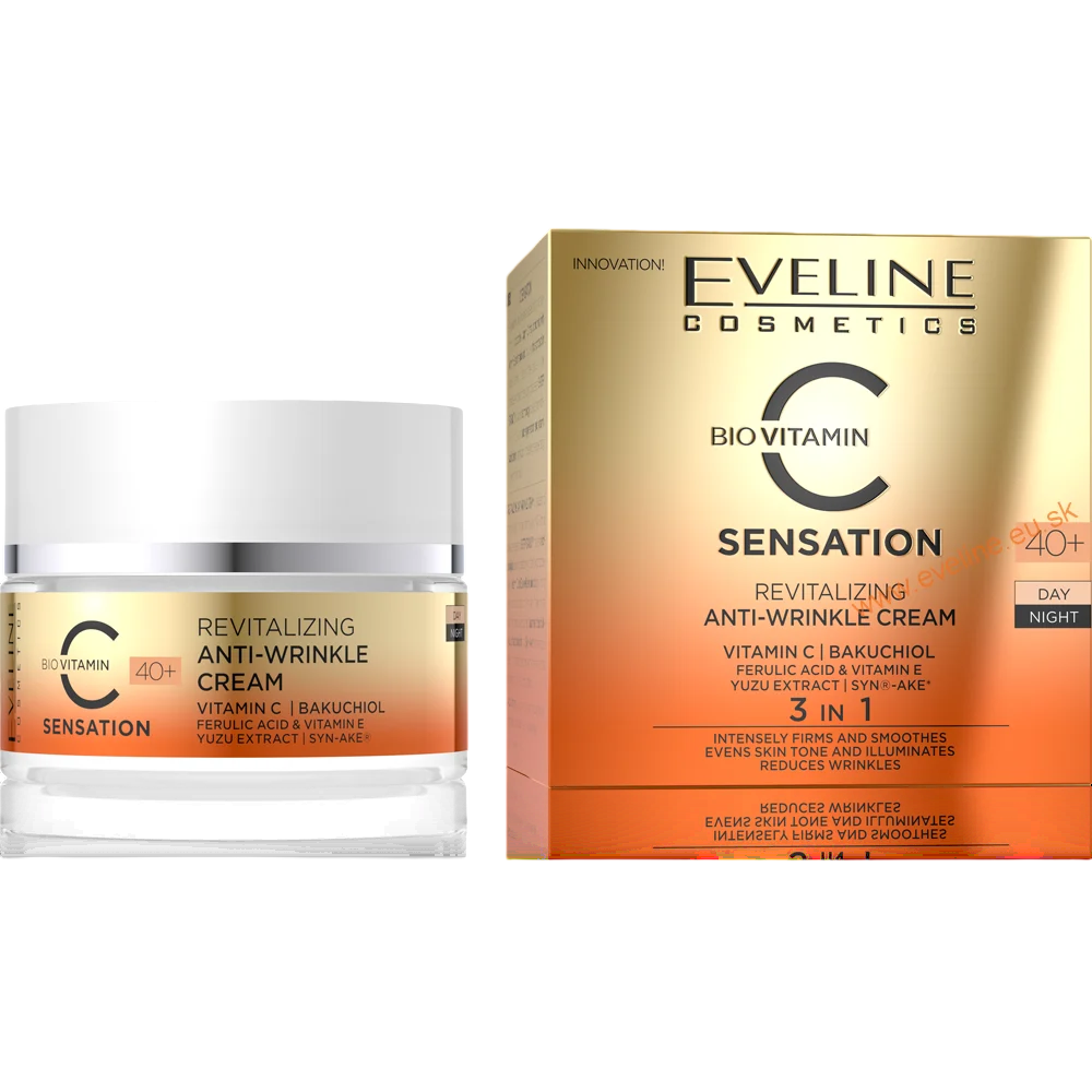 Eveline Cosmetics, C Sensation, Anti-rynkor, Dag & Natt, Grädde, För ansiktet, 50 ml
