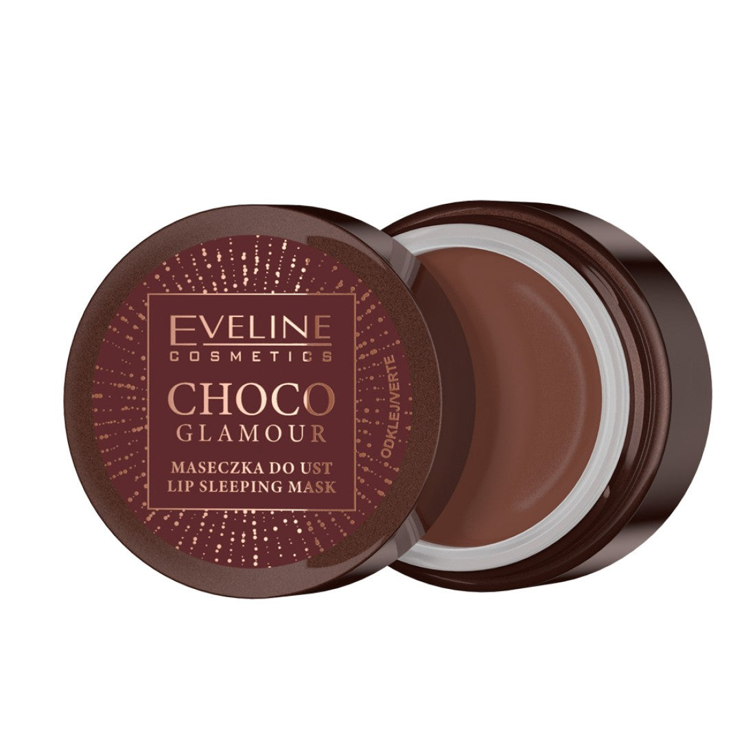 Eveline Cosmetics, Choco Glamour, Regenerering, Natt, Läppmask, 12 ml