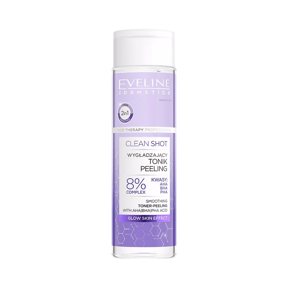 Eveline Cosmetics, Clean Shot, Skalning, Tonic lotion, För ansiktet, 200 ml