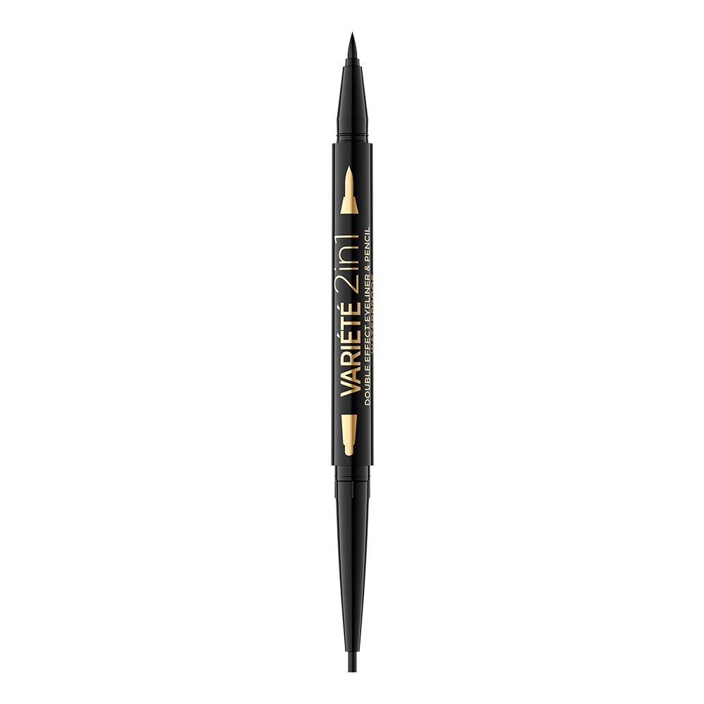 Eveline Cosmetics, Variete, Dubbeländad, Gel eyeliner, Ultra Black