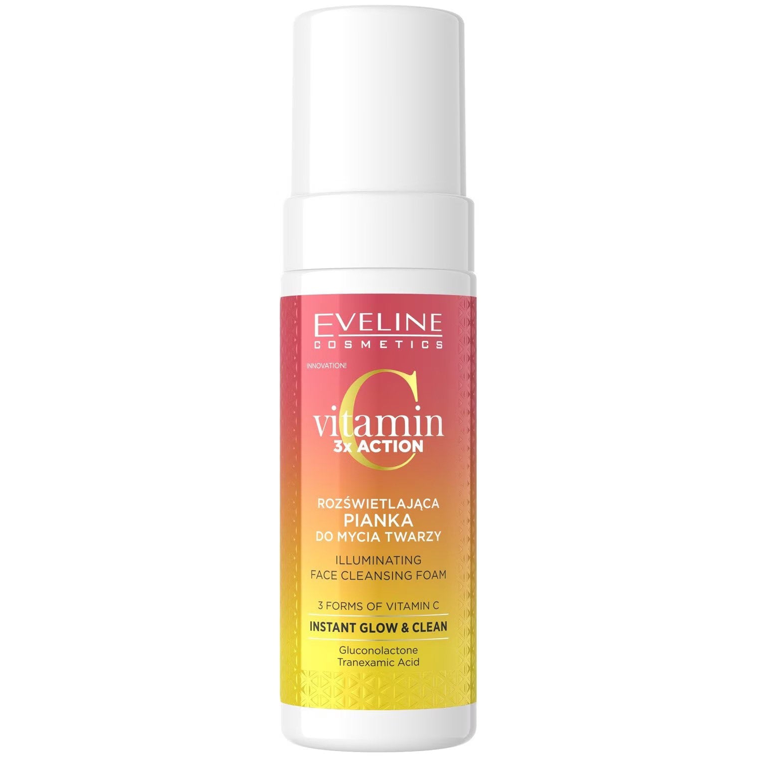 Eveline Cosmetics, Vitamin C 3x Action, Belyst, Rengöringsskum, 150 ml