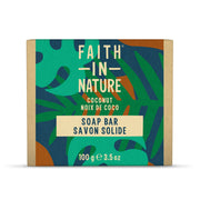 Faith In Nature, Coconut, Cleansing & Moisturising, Tvålbar, 100 g