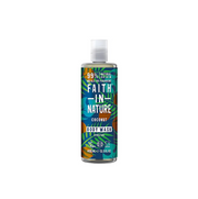 Faith In Nature, Coconut, Rengöring och återfuktning, Duschkräm, 400 ml