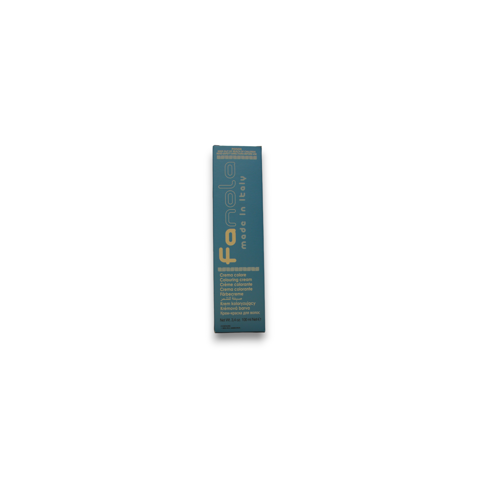 Fanola, Crema Colore, Permanent hårfärg, 4.03 Varm Kastanj, 100 ml