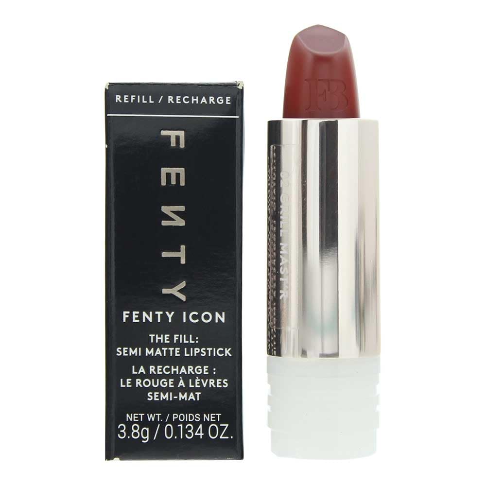 Fenty Beauty, Fenty Icon, Halvmatt, Krämigt läppstift, 02, Påfyllningsbar, 3.8 g