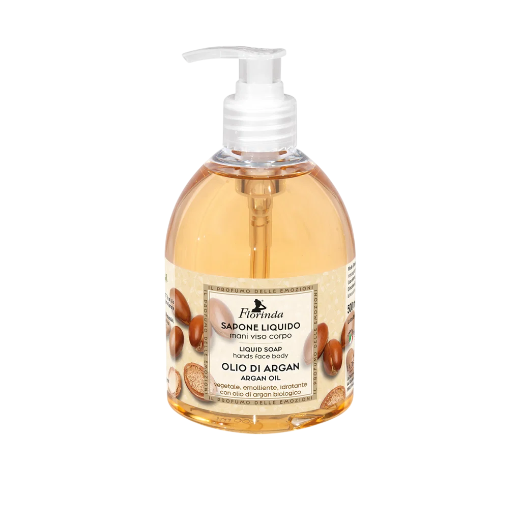 Florinda, Argan Oil, Cleansing & Softening, Flytande tvål, Hands & Face & Body, 500 ml