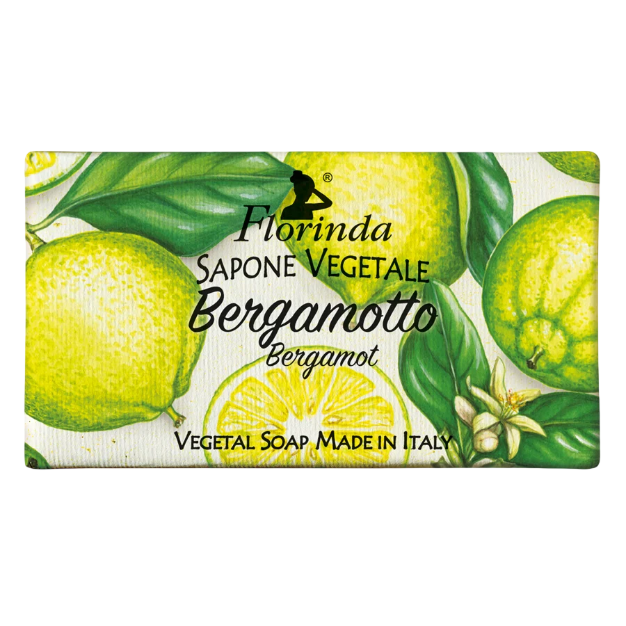Florinda, Bergamot, Rengöring och återfuktning, Doftande tvålbar, 100 g
