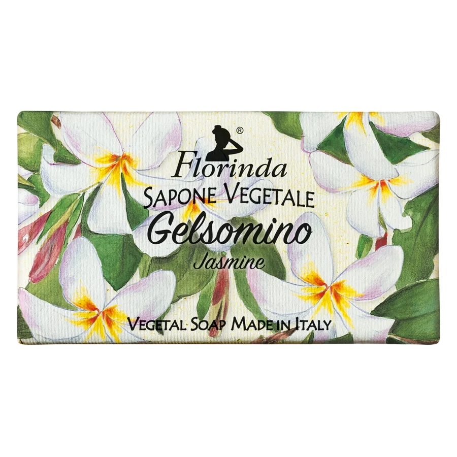 Florinda, Jasmine, Vegan, Hydrating & Cleansing, Blommig, Doftande tvålbar, Kropp, 100 g