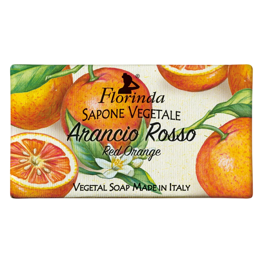 Florinda, Red Orange, Vegan, Återfuktande, Doftande tvålbar, Kropp, 100 g