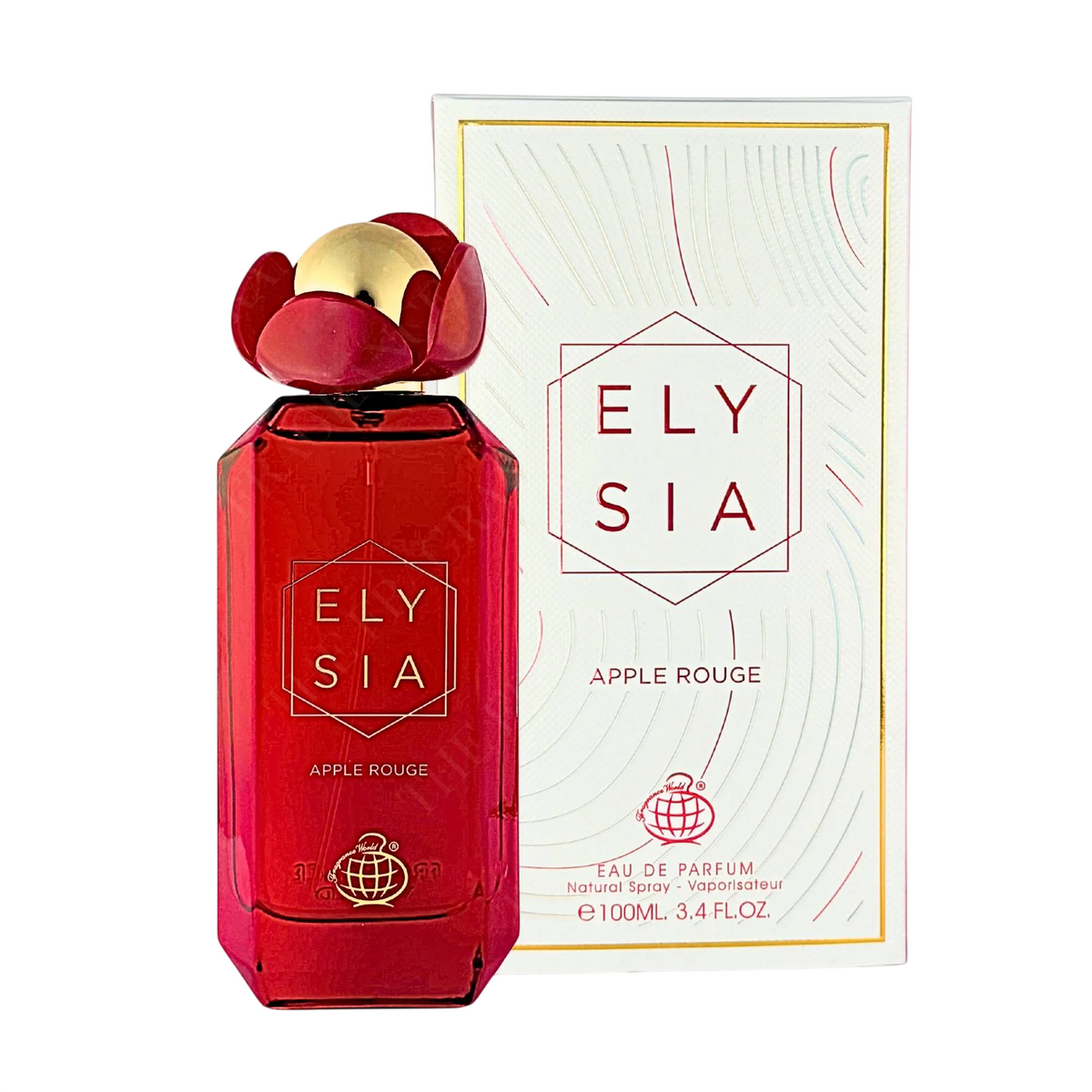 Fragrance World, Elysia Apple Rouge, Parfymvatten, Unisex, 100 ml