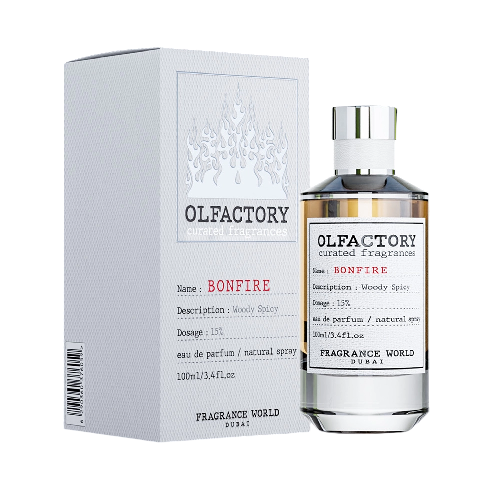 Fragrance World, Olfactory Bonfire, Parfymvatten, Unisex, 100 ml